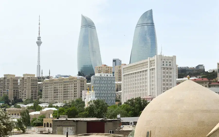 إطلالة على باكو في أذربيجان